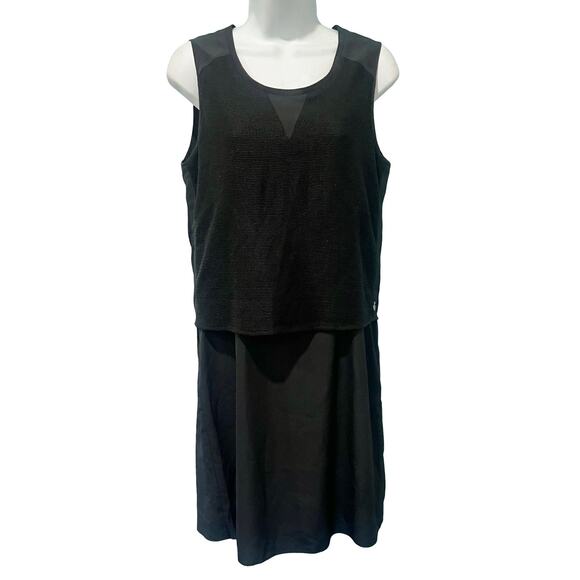 Maison Scotch Dresses & Skirts - Maison Scotch Black Layered Sleeveless Round Neck Pullover Shift Dress sz 1 / S